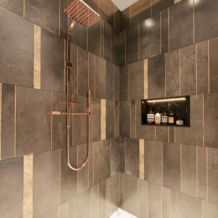 Carrelage de salle de bain moderne